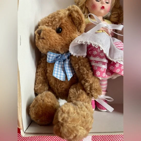 Madame Alexander Doll with Teddy Bear - Pink and Yellow - Picture 5 of 11